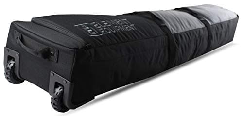 Element Equipment Wheeled Padded Snowboard Bag Ultimate Double - Premium High End Double Roller Travel Bag 157 Grey Ripstop