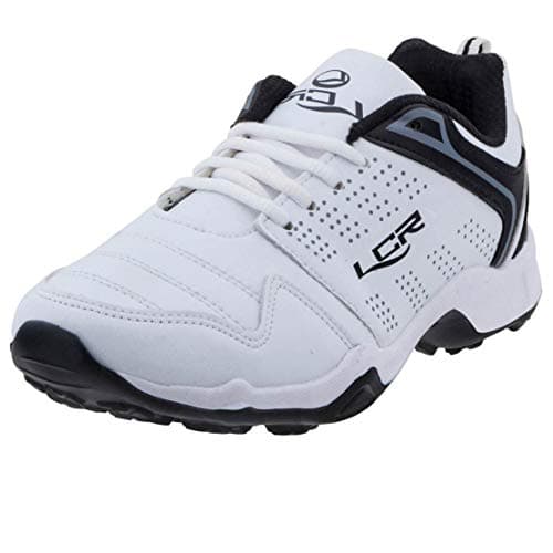 Lancer Mens INDUS-251 White Black Running Shoe - 7 UK (INDUS-251WHT-BLK-41)