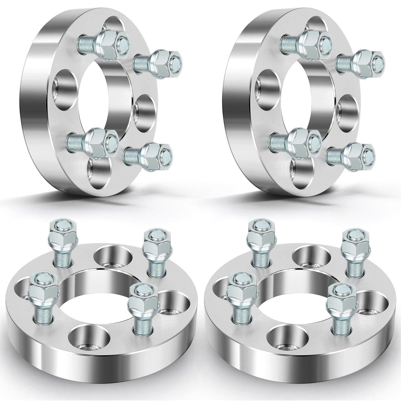 ECCPP 4PCS 1 inch Wheel Spacers 4 Lug 4x100mm to 4x100mm 12mmx15 671mm Fit for 19952005 for Dodge Neon 19912001 for Ford Escort 19802005 for Honda Civic