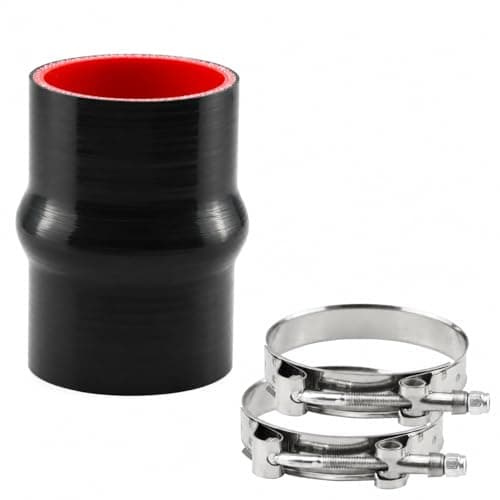 Ucreative Reinforced Silicone Straight Hump Coupler High Temperature 4ply with TBolt Clamps Hose ID 25 635mm