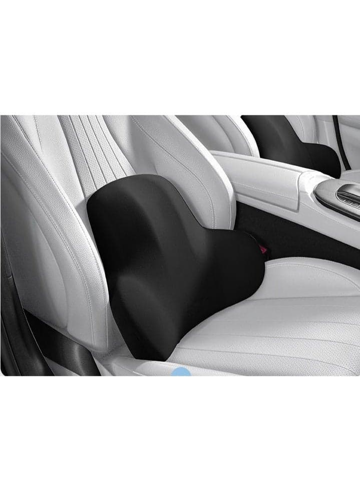 Ergonomic Memory Foam Car Headrest And Lumbar Support Pillow – Neck And Back Support Cushion For Car, Office Chair And Home Comfort.