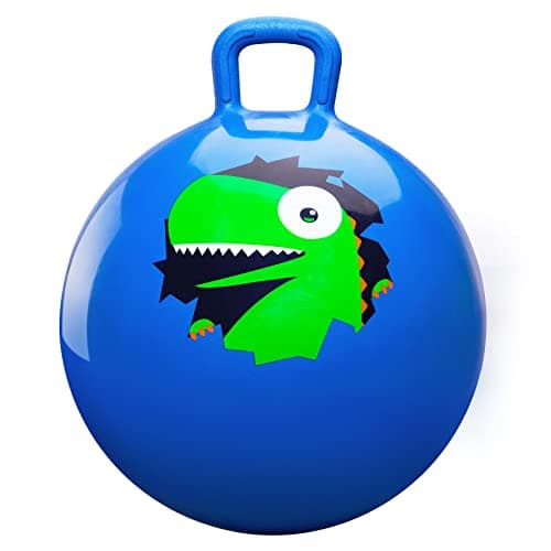 PlayZap Hopper Balls for Kids 38 18 Inches Bouncy Ball with Handle 18 Inflatable Bouncing Hopper 45cm Jumping Toys Garden Hopping Toys Girls Boys Gifts