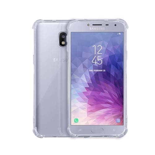 7SEVEN® Back Cover for Samsung Galaxy J4 Transparent Mobile Back Case Shock Proof Design Camera Edges Protection Crystal Clear Phone Case Silicon Soft TPU and Flexible Bumper Phone Cover
