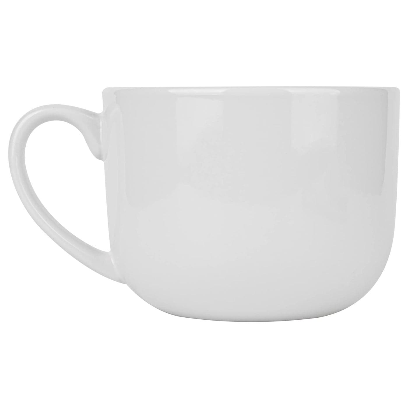 CAILIDE 50oz large Ceramic Soup Mug with Handles for Coffee Tea Ice Cream Cereal white