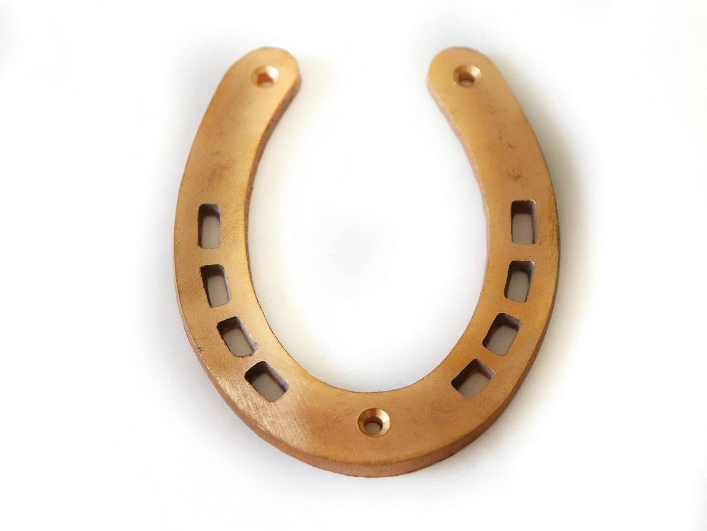 The Spiritual Living Copper Horse Shoe for Main Door Office Main Door Entrance Size 35 Inches Products Items for Positive Energy Evil Eye Vastu
