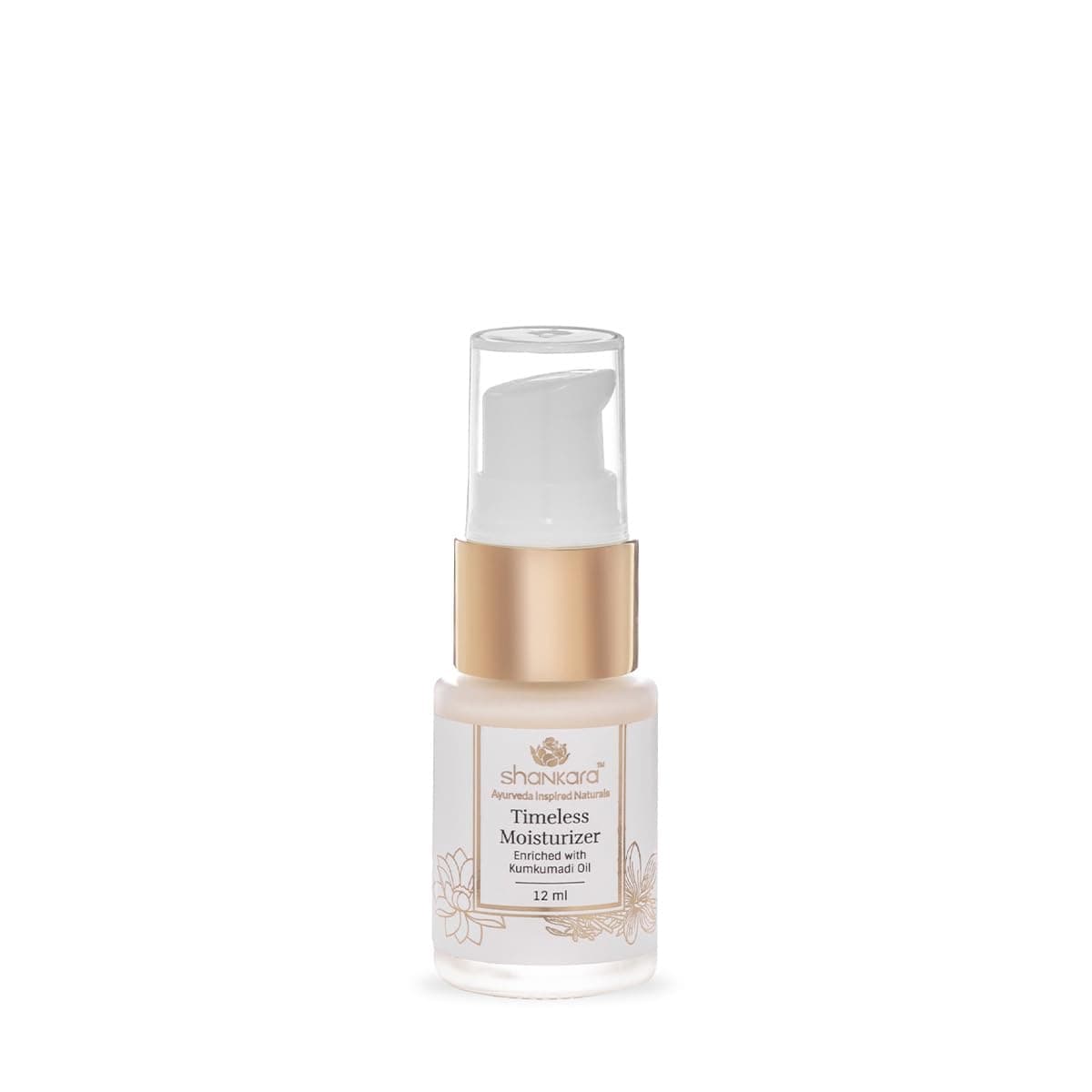 Shankara Timeless Moisturizer Lotion With the Goodness of Saffron Lotus and Vitamin C For All Skin Types 12 ML