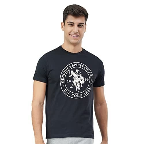 U.S. POLO ASSN. Men's Regular Fit Shirt (I643_BLACK_XL_Black_Xl)