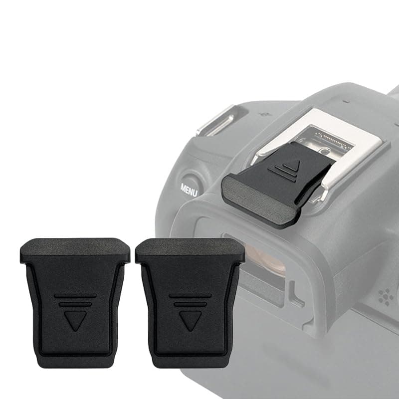 2PCS Camera Shoe Cover for Canon EOS R8 R50 R6 Mark II R5 Mark II R7 R10 R3 R5CReplaces Canon ERSC2 Shoe Cover Flash Hot Shoe Cover Cap for Canon R8 R50 R6 R5 Mark II R7 R10 R3 R5C NOT Fits EOS R5