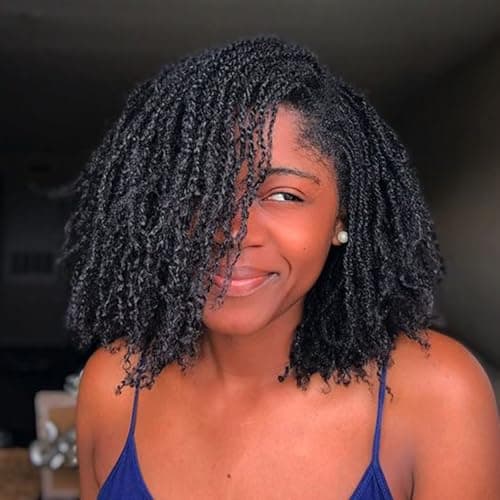 ZRQ 6 Inch Micro Twist Crochet Hair Bob Crochet Braids Pre looped Mini Passion Twist Mini Senegalese Twist Crochet Hair Prelooped Hair Micro Braids Crochet Hair Extensions Crochet Braids Black Women
