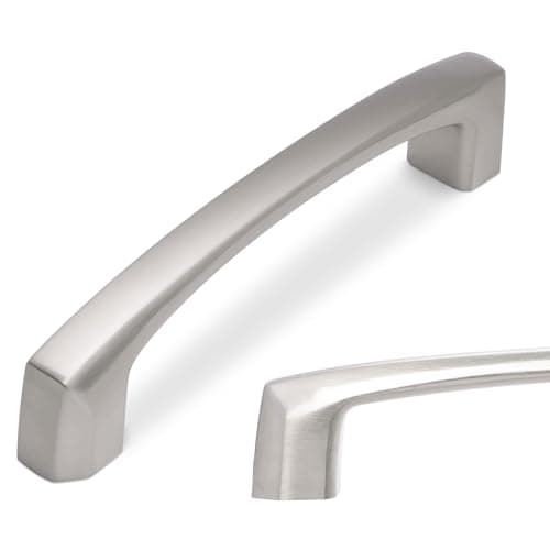 BUKOBYHE 30 Pack 3 Inch76mm Brushed Satin Nickel Kitchen Cabinet Handles Cabinet Pulls Drawer Pulls Kitchen Hardware