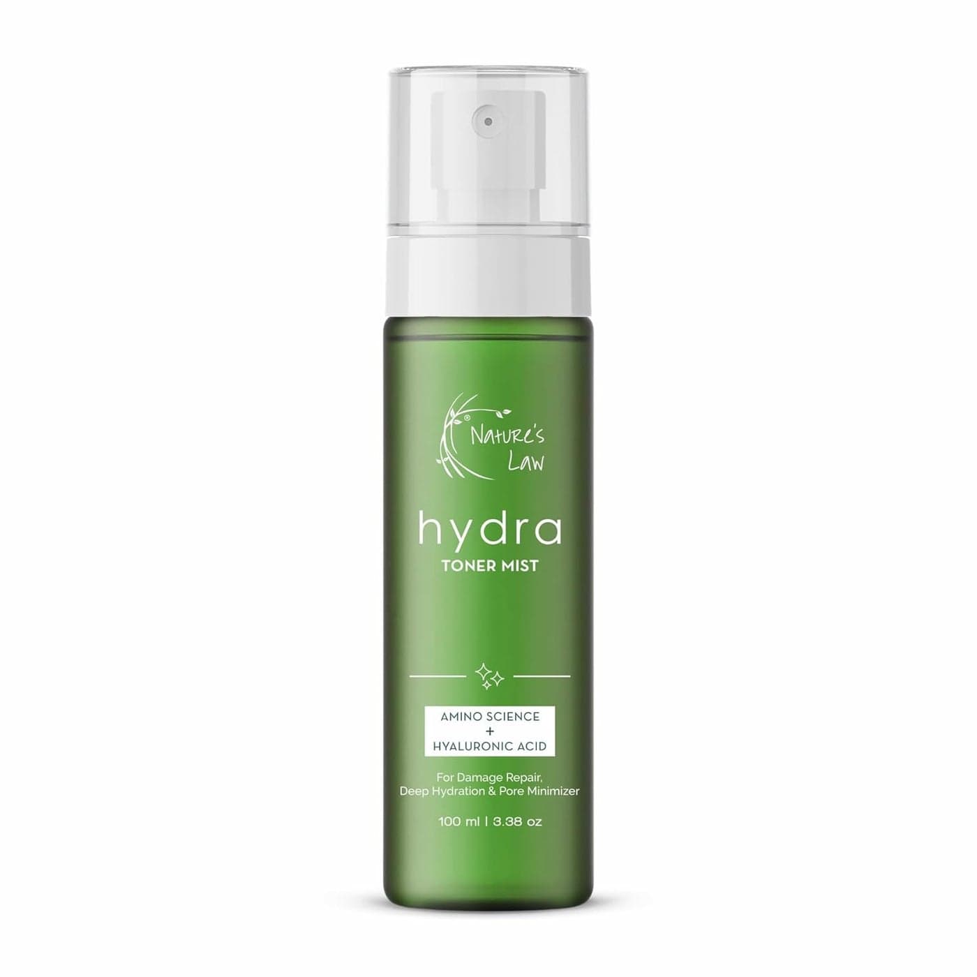 Natures Law AlcoholFree Face Toner With Amino acid Hyaluronic Acid Fights Pimples Tightens Pores Controls Excess Oil Gently Exfoliates Dead Skin Cells For Women Men Paraben Free 100 ml