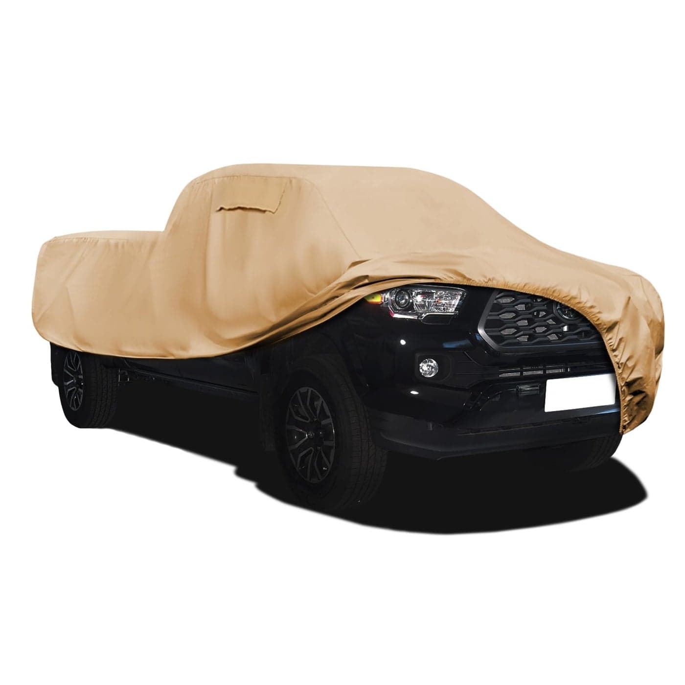 JURMON Heavy Duty Outdoor Car Cover Custom Fit for Toyota Tacoma Windproof All Weather Waterproof Sun Rain UV Dust Snow Protection Outdoor Car Covers