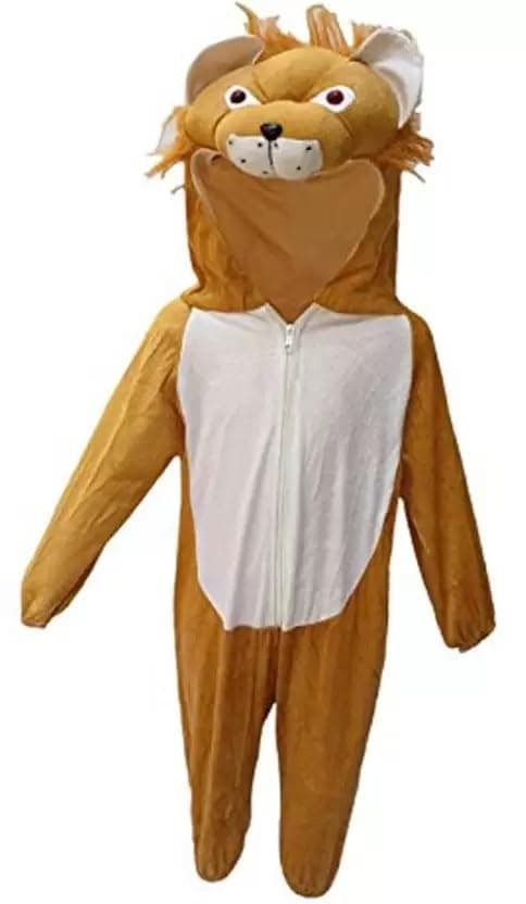 FANY Lion Costume for Kids| Animal Dress for Kids| Party Dress (4-5 years)