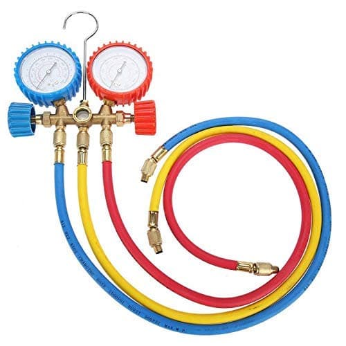 Manifold Guage Set for Refrigeration System Pressure and Back Pressure