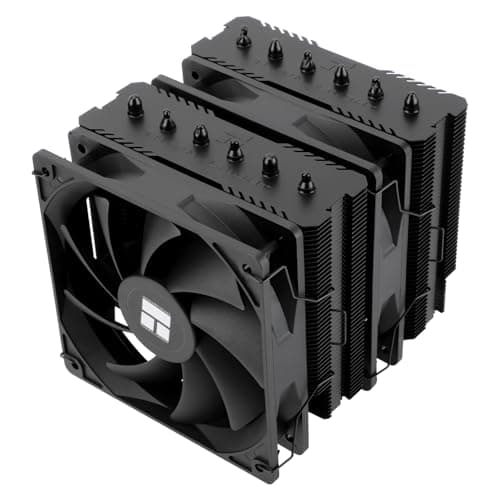 Thermalright Peerless Assassin 120 SE Black CPU Air Cooler 6 Heat Pipes Dual CPU Fans 155mm High CPU Cooling1550RPM10 for AM4AM5Intel LGA 18511700115x1200 No LED Black