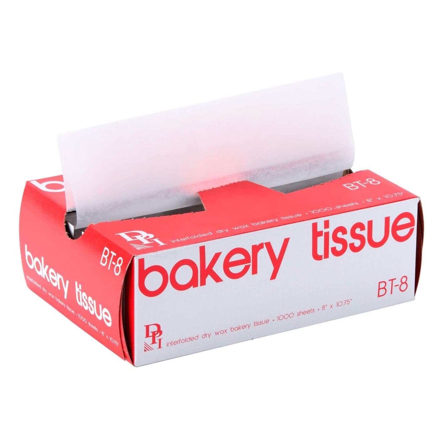 Durable Packaging BT8 Interfolded Dry Wax Bakery Tissue Sheets 8 x 10 34 1000 Sheets