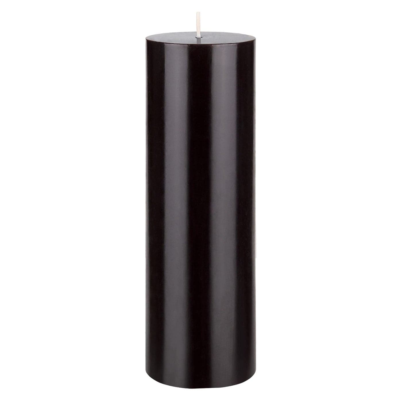 Mega Candles 1 pc Unscented Solid Black Pillar Candles Hand Poured Premium Wax Candle 3 Inch x 9 Inch Home Dcor Spas Weddings Occasions Party Centerpieces Holidays Vigils Prayers