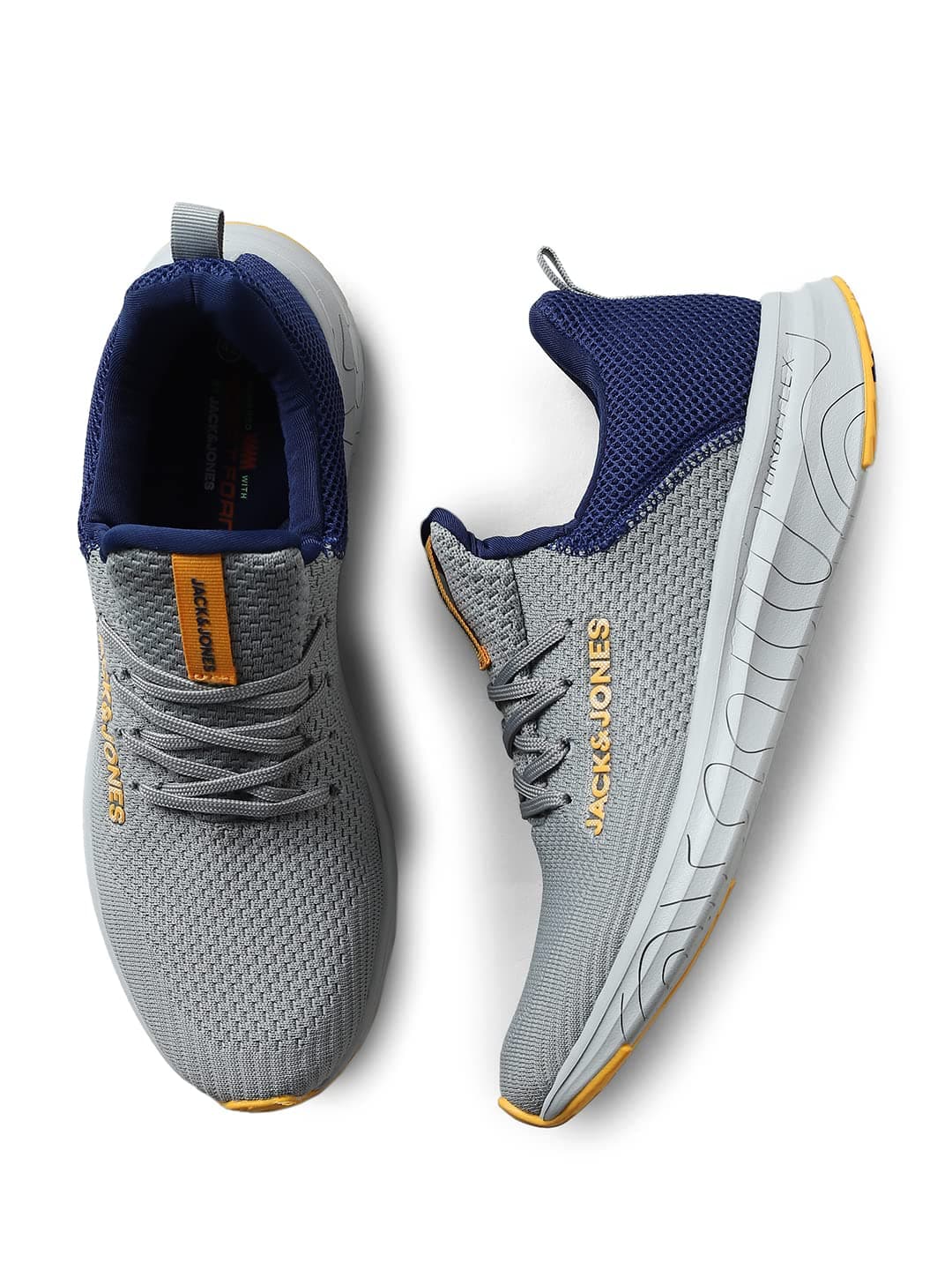 Jack & Jones Men's 12235590 Lunar Sneaker-43 (12235590-Lunar Rock), Grey