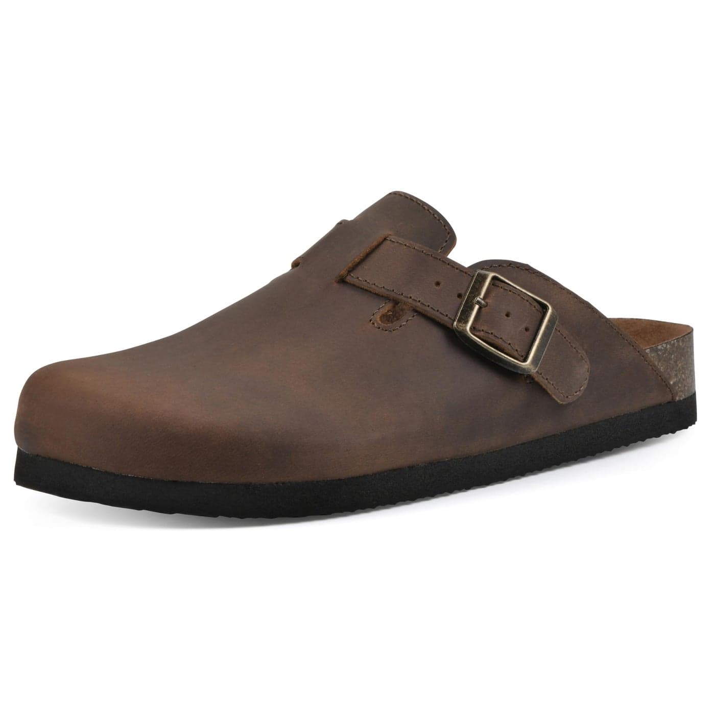 WHITE MOUNTAIN Bari Signature ComfortMolded Footbed Clog BrownSuede 10 M