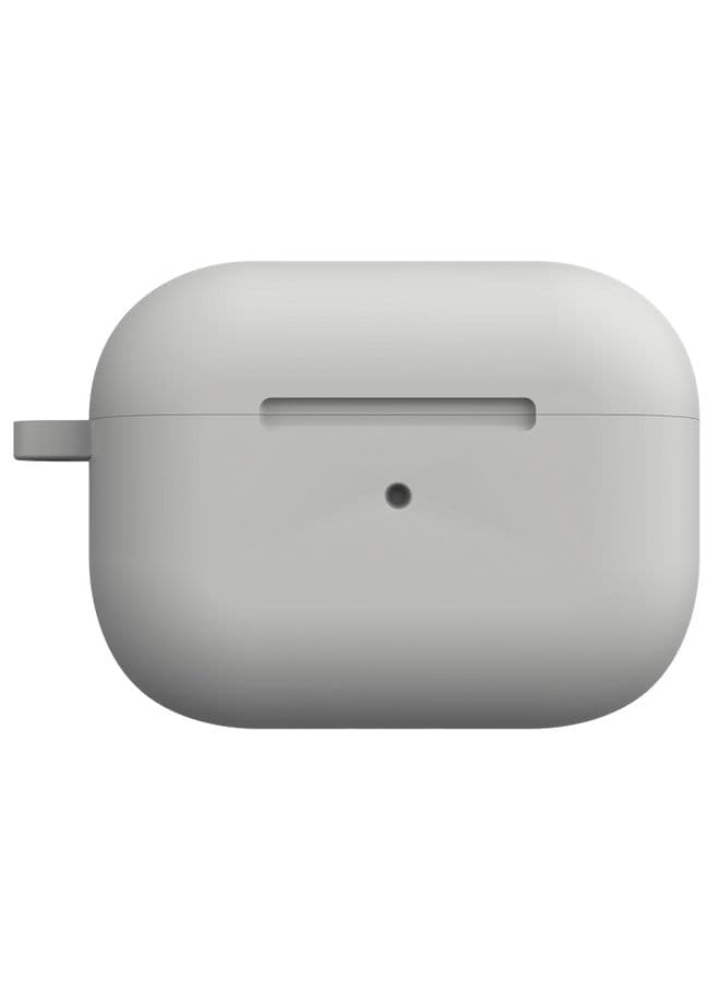 Case Cover For AirPods Pro 2 Thickened One-piece Shockproof Earphone Case Light Grey