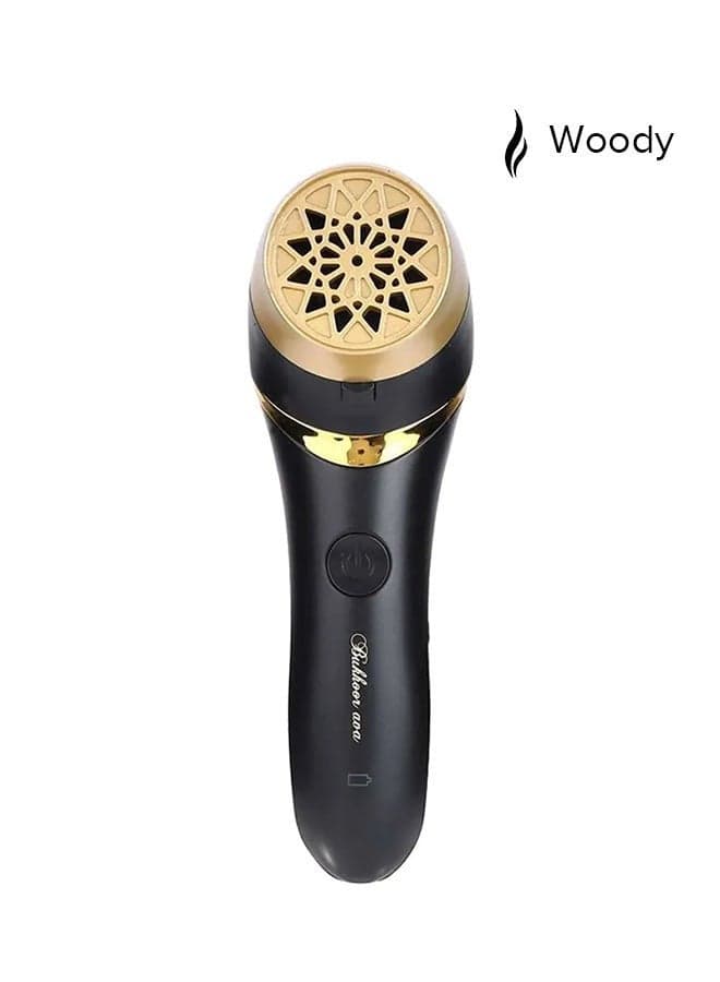 Mini USB Incense Burners Black/Gold 16*5*5cm
