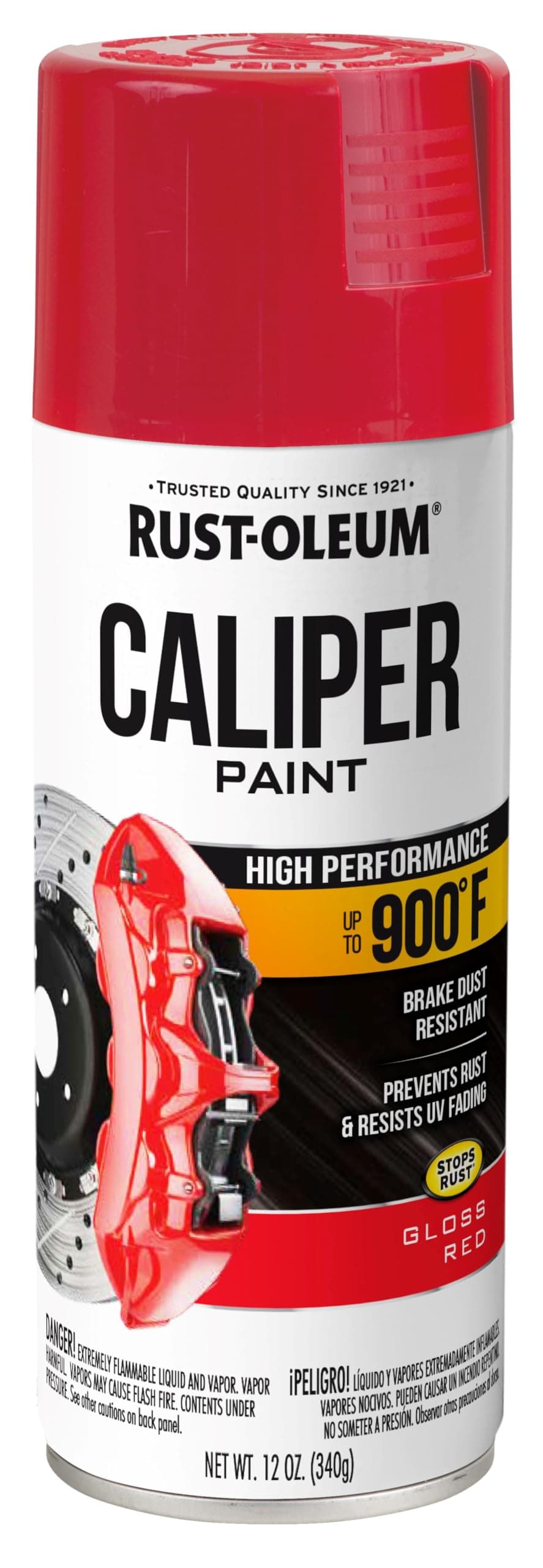 Rust-Oleum 251591 Automotive Caliper Spray Paint, 355ml (Red)
