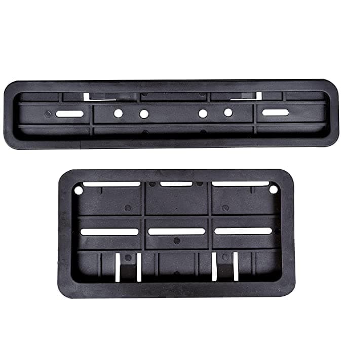 Auto Pearl Plastic Bike Registration License Plate Frame Holder, Bike Protective Frame License Plate Covers Holders Compatible with- Fazer 25