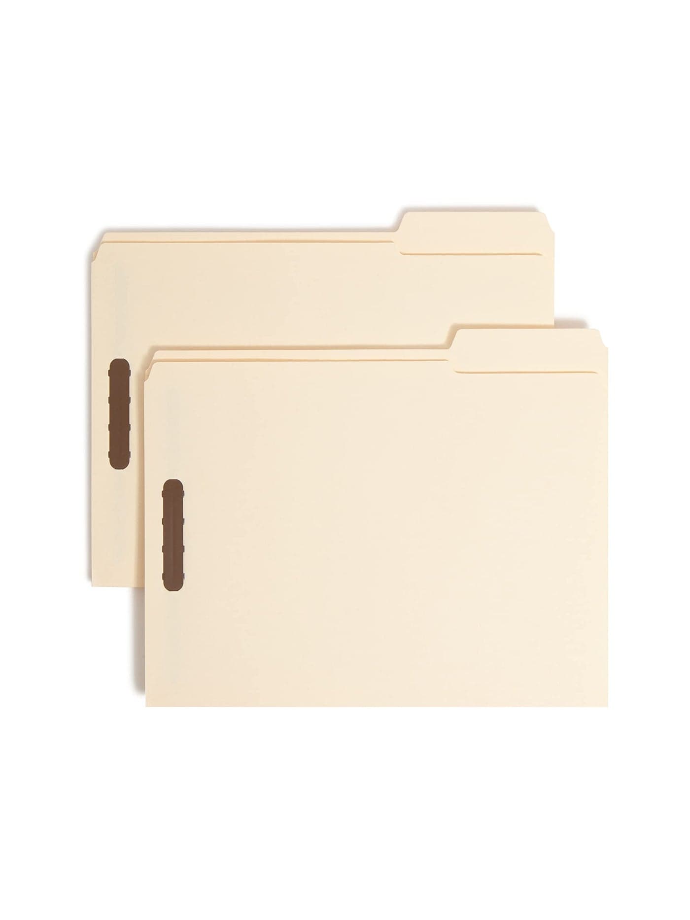 Smead Fastener File Folder 2 Fasteners Reinforced 25Cut Tab Right of Center Position Guide Height Letter Size Manila 50 per Box 14580