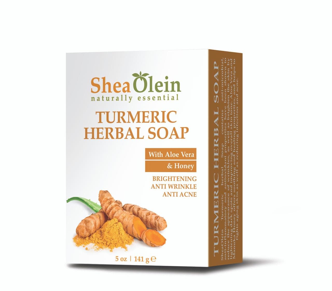 Shea Olein TURMERIC HERBAL SOAP WITH ALOE VERA HONEY