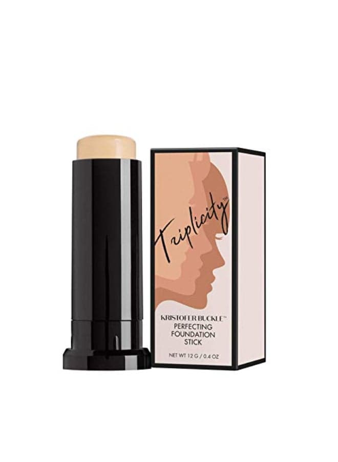 KRISTOFER BUCKLE Triplicity Perfecting Foundation Stick 04 oz Primes Skin Provides Buildable Coverage Has A Soft Focus Effect Fair Warm