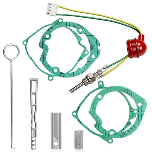 Niutudza Diesel Heater Glow Plug Repair Kit, 12V/24V 5KW 8KW Parking Diesel Heater Glow Ignition Plug Kit with Filter, Fit for Car Heater Repair Parts, Diesel Heater Accessories