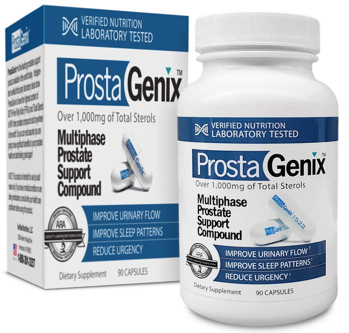 ProstaGenix Multiphase Prostate SupplementFeatured on Larry King Investigative TV Show Over 1 Million Sold End Nighttime Bathroom Trips Urgency More 90 Capsules