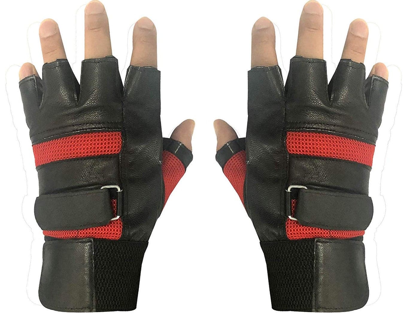 SportsFitt Gym Gloves/Cycling Gloves/Stretchable Size for Both Men and Women, Odor-Free and Clean (Free Size)