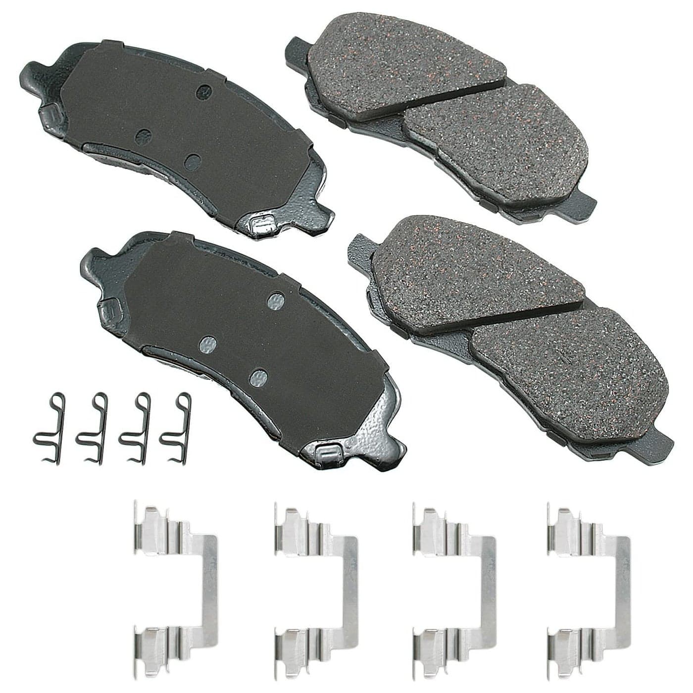 Akebono UltraPremium Ceramic Front Disc Brake Pads grey