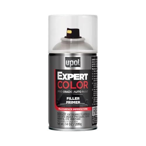 U-POL Expert Color Filler Primer, Automotive Primer, Professional Grade, Fills Imperfections, Easy-To-Use, Gray