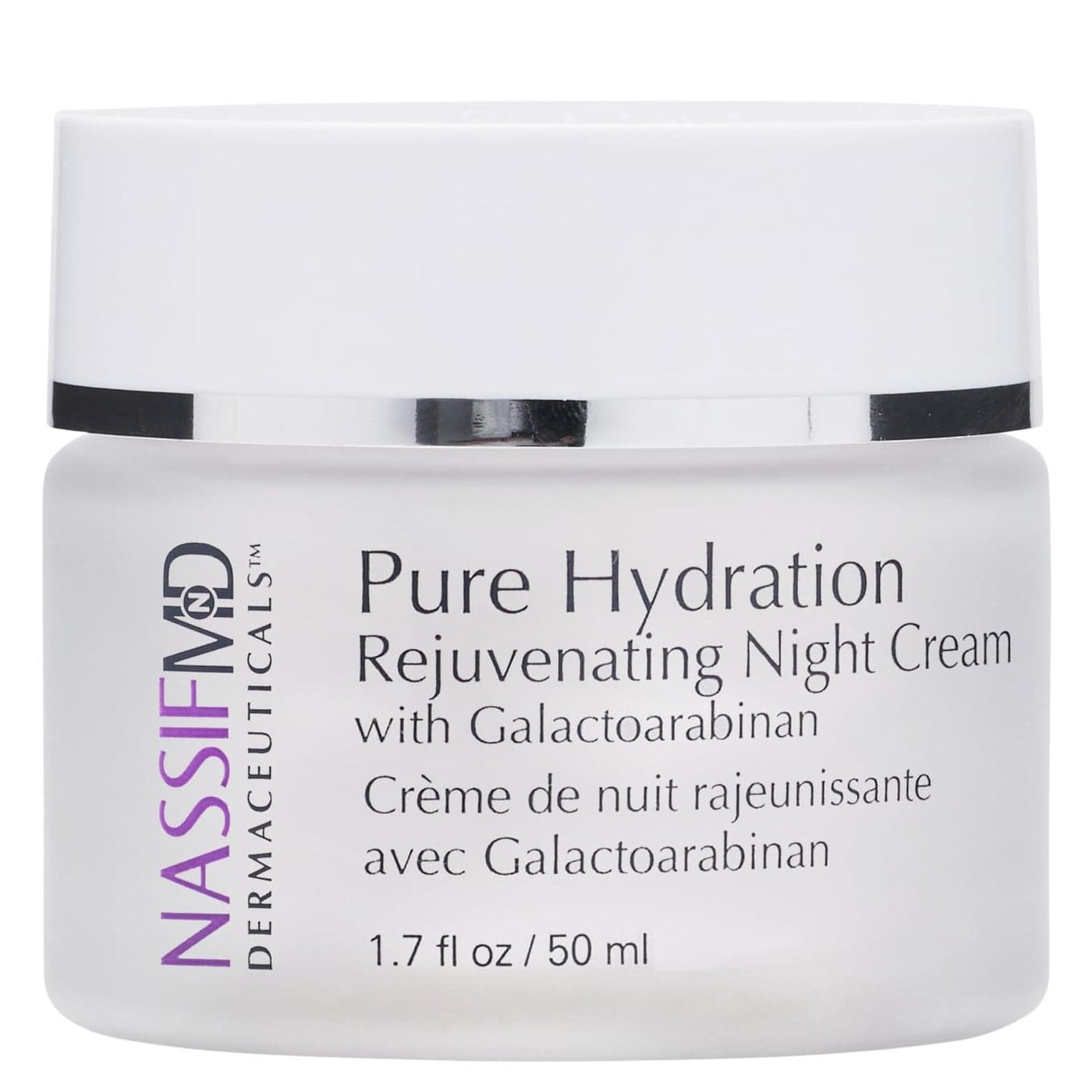 NassifMD Pure Hydration Rejuvenating Night Cream with Vitamin C to support Natural Collagen and provide Antioxidants Anti Aging Cream 17oz