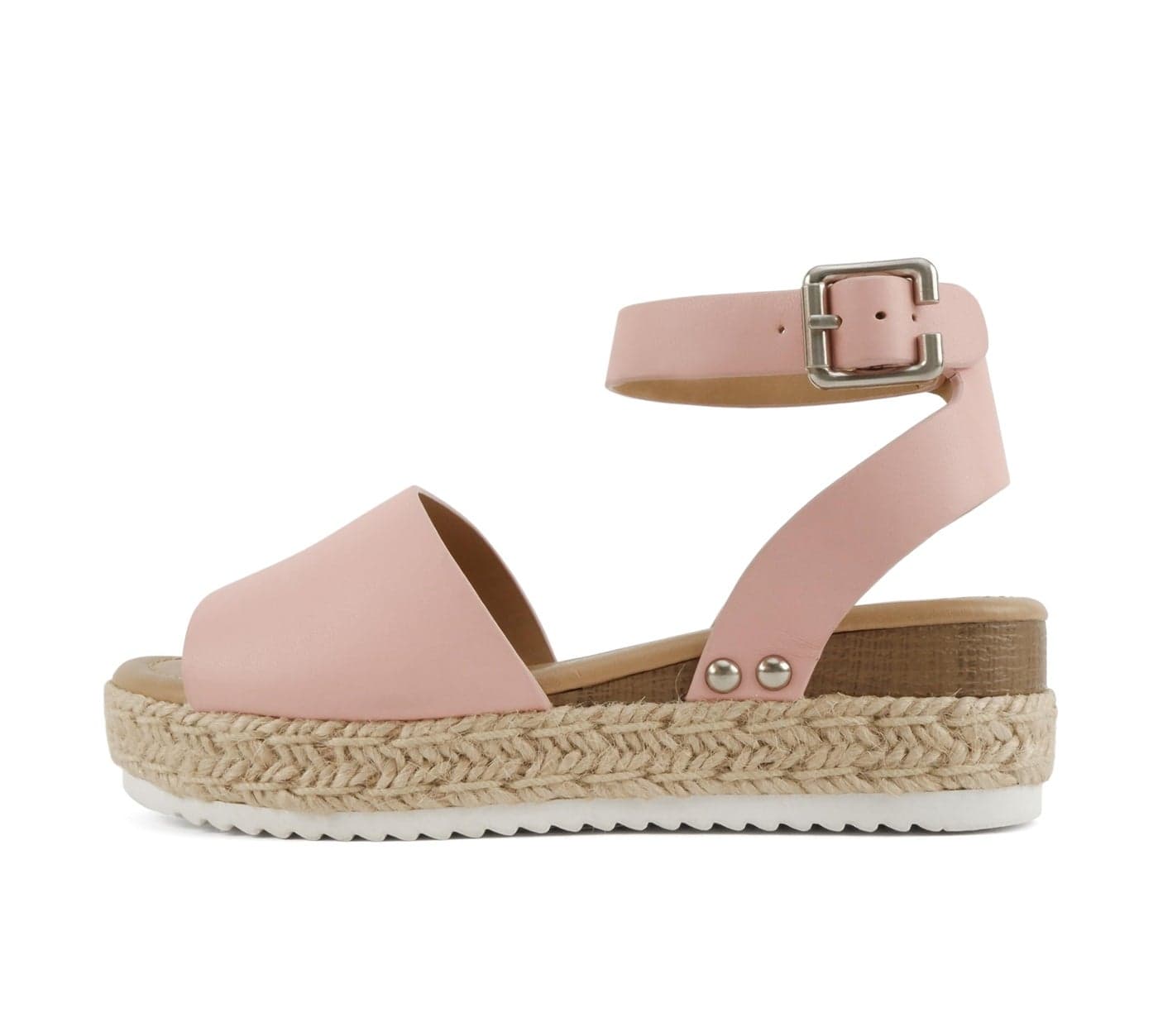Soda Little KidsChildrenGirls TopicIIS Espadrille Flatform Wedge Open Toe Sandals Pink Pu LITTLE KID 11