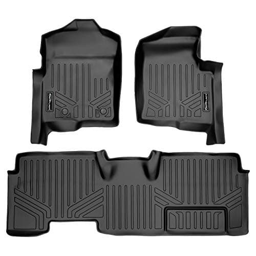 MAXLINER Floor Mats 2 Row Liner Set for 20112014 Ford F150