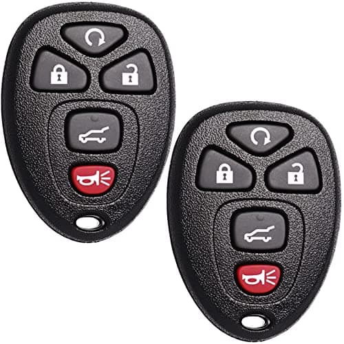 SUPALAND Remote Key Fob Replacement Fits for Chevy Traverse 20072016 Tahoe Suburban GMC Acadia Yukon XL Buick Enclave Cadillac Escalade Saturn Outlook OUC60270 OUC60221 Keyless Entry Remote Control