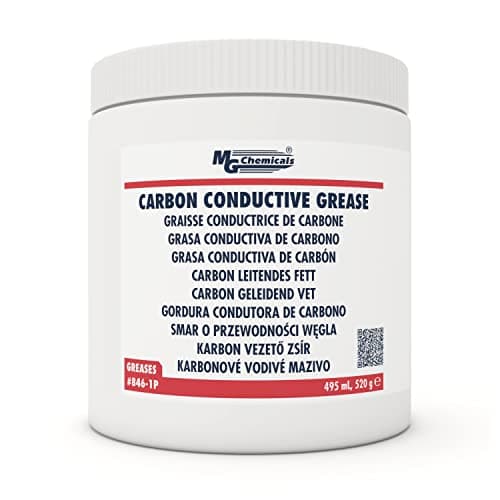 MG Chemicals - 846-1P Carbon Conductive Grease, 1 pint Tub, 500 Grams, Black