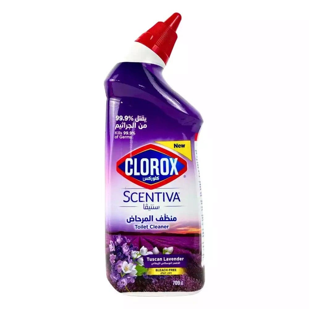 Clorox Scentiva Bleach Free Toilet Cleaner With The Fragrance Of Tuscan Lavender- 709ml