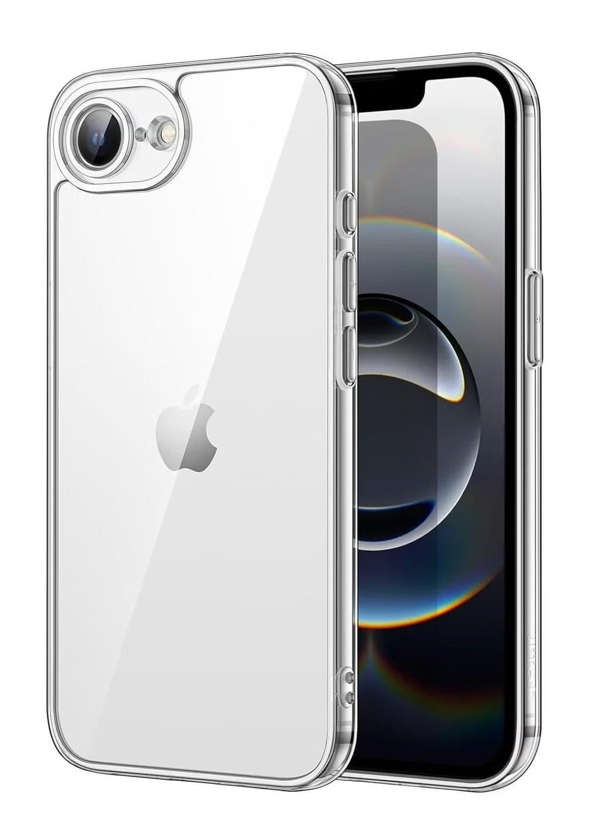 Durable Shockproof Crystal Clear Case for iPhone 16e 6.1-Inch with Anti-Yellowing HD Back Cover and Scratch-Resistant Slim Design for Maximum Protection