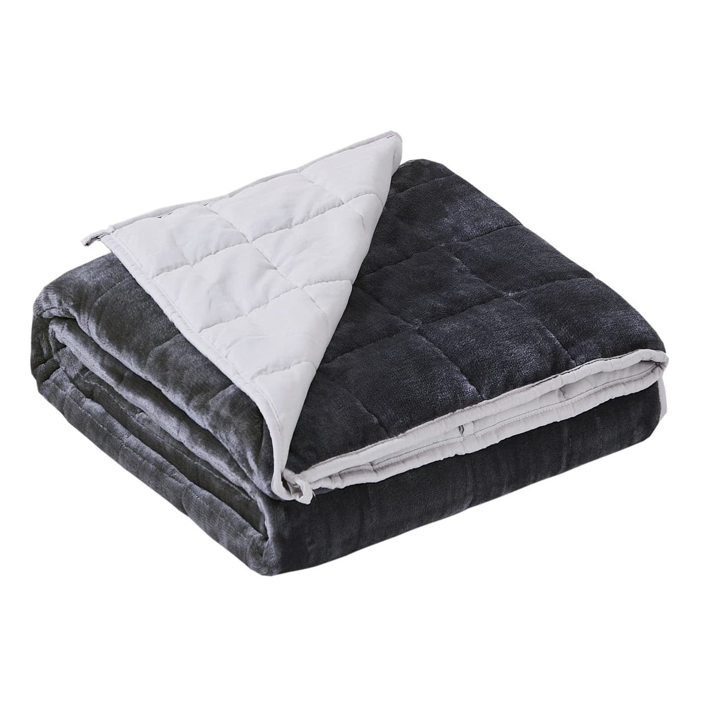 Satwip Weighted Blanket 20lbs Queen Size Fuzzy Warm Flannel Throw Blanket with Soft Breathable Sanded 60 x 80 inches Grey