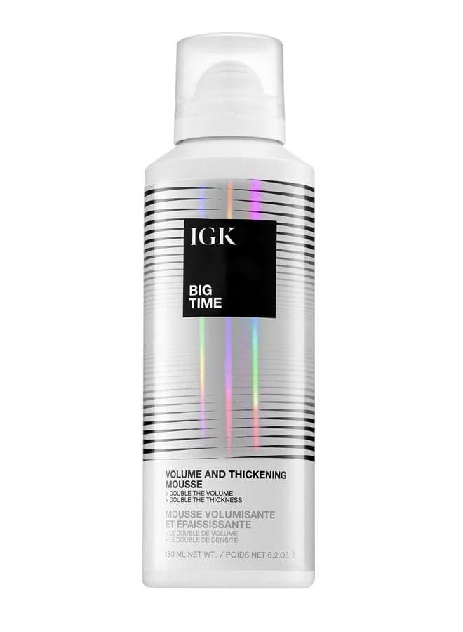 Big Time Volume Hair Mousse | Volume + Thickening + Lightweight Formula | 6.2 oz