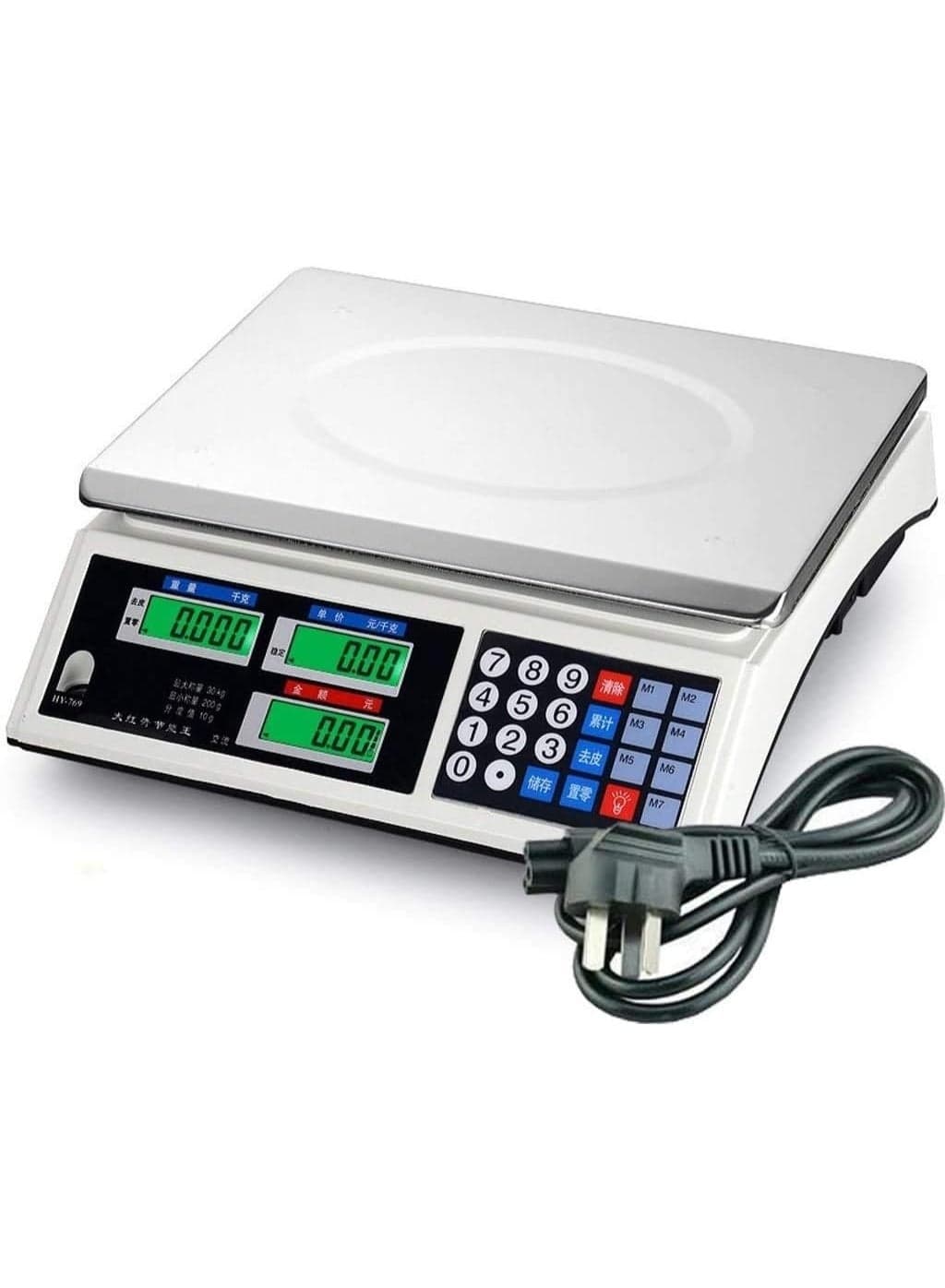 Scales Digital Electronic Weight Scale Computing Food Scale Meat Produce Industrial Counting For Kitchen Stores Restaurant Market