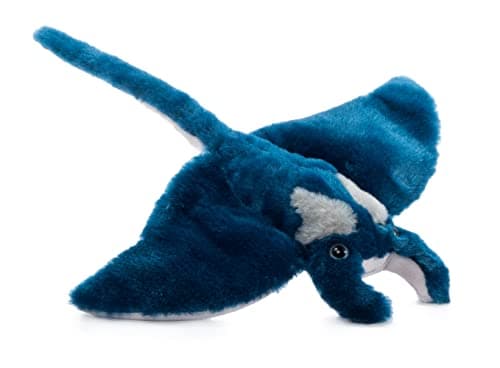 The Petting Zoo Manta Ray Stuffed Animal Plushie Gifts for Kids Wild Onez Sealife Animals Stingray Plush Toy 15 inches from Tip of Tail to Head