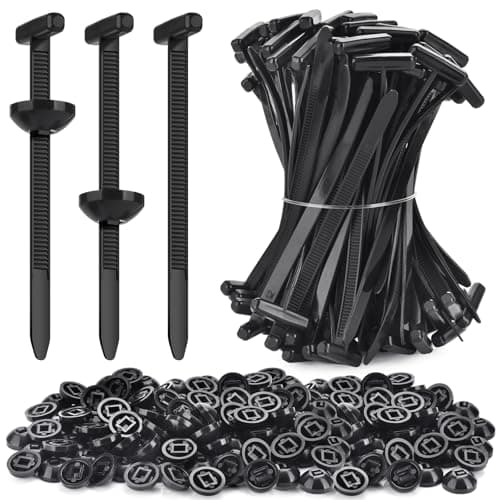 200Pcs Cable Tie Buckle Unbreakable Zip Tie Clips for Car Fender Engine Cover Mudguard Fastener SelfLocking Fixion Tools for Automotive Wiring Electrical Work Cable Organization Screw Fixing