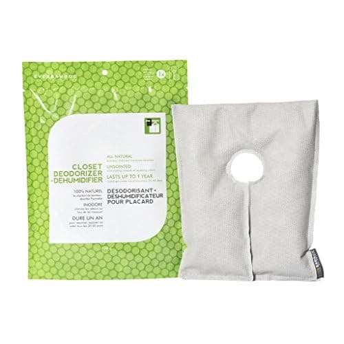 Ever Bamboo Closet Deodorizer & Dehumidifier w/Natural Bamboo Charcoal (130 g x 2)