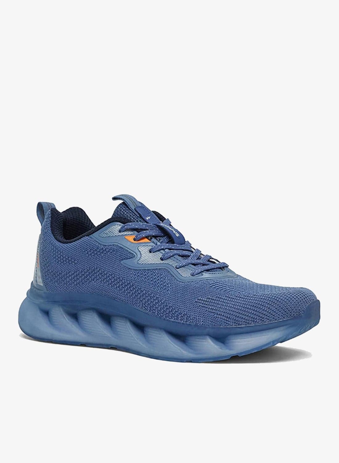Men Plot Nitrofly Cushion Lace-Up Running Shoes-Blue