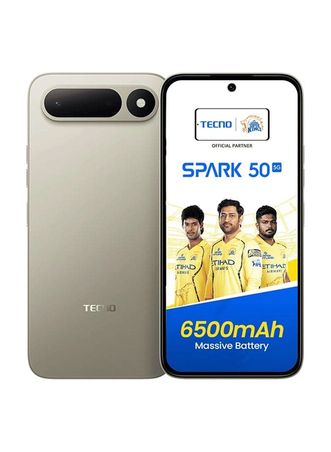 SPARK 50 5G Dual Sim CHAMPAGNE GOLD 4GB RAM 256GB - Global Version